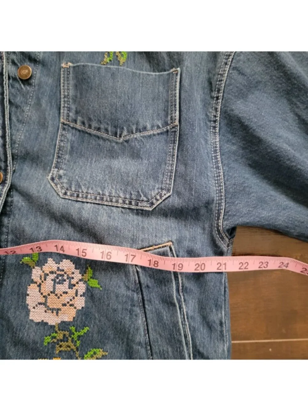 Free People Madison City Embroidered Jacket Festival Hippie Romance Womens XS - Picture 4 of 6